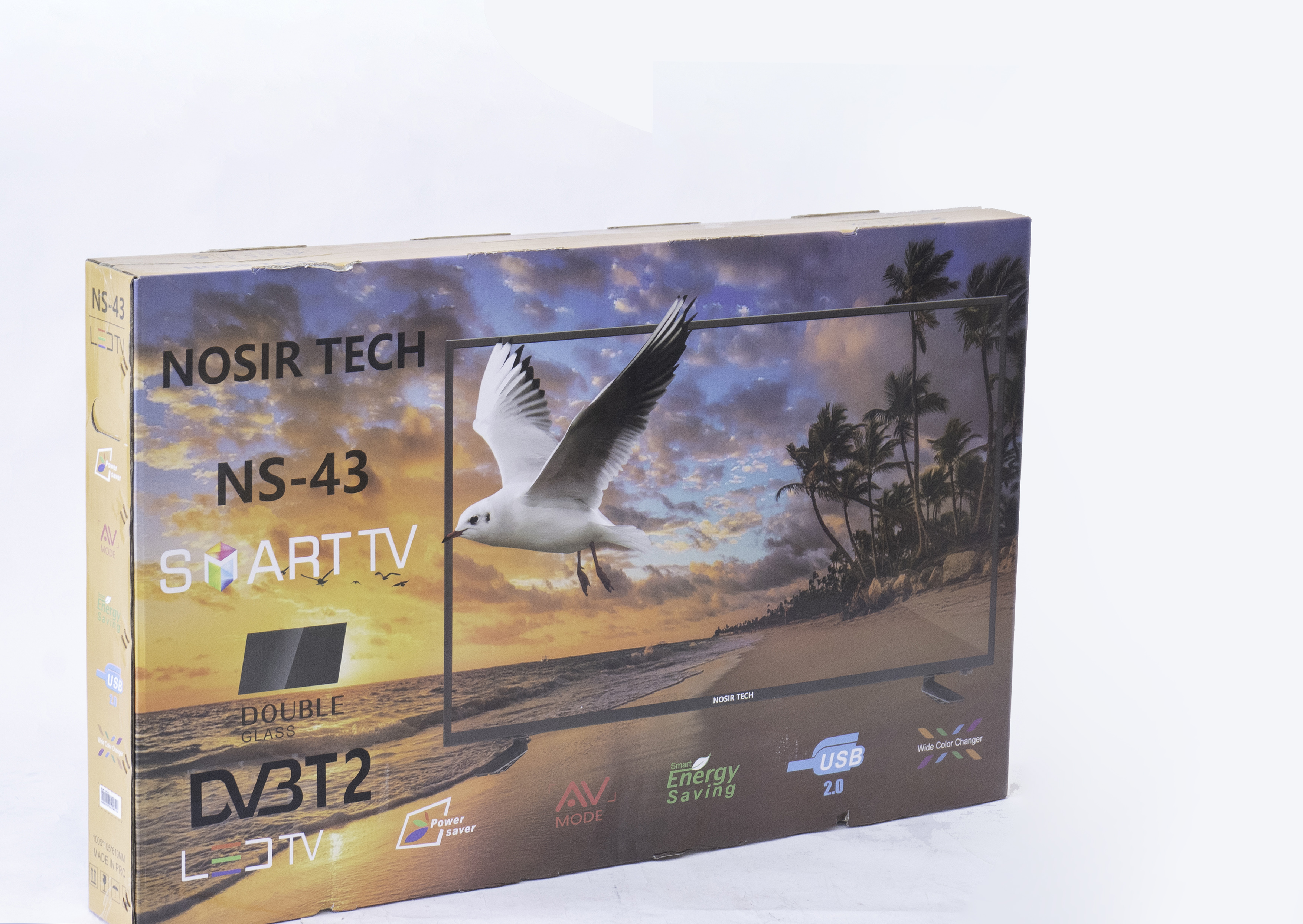 Smart T.V -43 with Double Glass (NOSIR TECH)